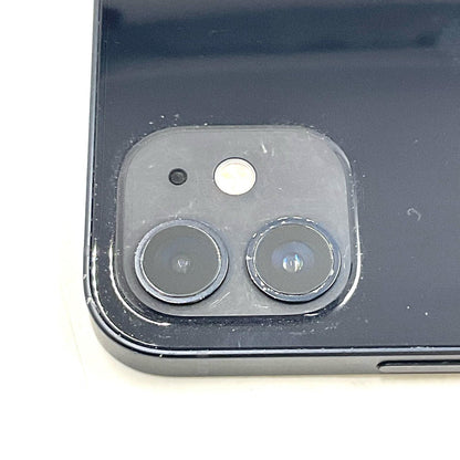【全額返金保証】【最速発送】Apple iPhone 12 64GB ブラック Softbank SIMフリー 白ロム 動作確認済 77%