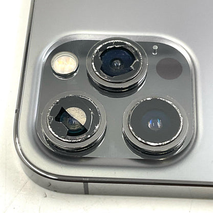 【最速発送】Apple iPhone iPhone 12 Pro Max 256GB グラファイト Softbank 白ロム【難有】 76%