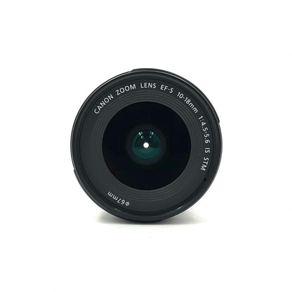 【全額返金保証】【最速発送】Canon EF-S10-18mm F4.5-5.6 IS STM 美品 動作確認済