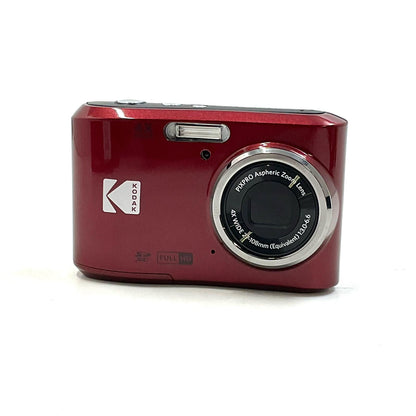 【全額返金保証】【最速発送】KODAK コンパクトデジタルカメラ PIXPRO FZ45RD [赤] 美品 動作確認済