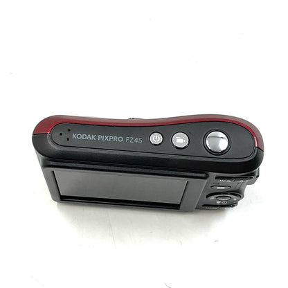 【全額返金保証】【最速発送】KODAK コンパクトデジタルカメラ PIXPRO FZ45RD [赤] 美品 動作確認済