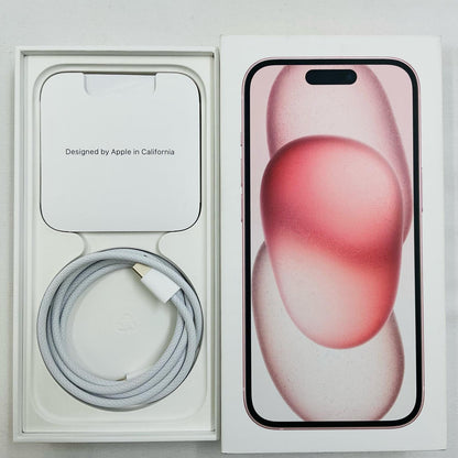 【全額返金保証】【最速発送】Apple iPhone iPhone 15 128GB ピンク Softbank 白ロム 美品 動作確認済 85%