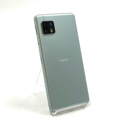 【全額返金保証】【最速発送】SHARP AQUOS sense 5G 64GB シルバー Softbank A004SH 白ロム 動作確認済