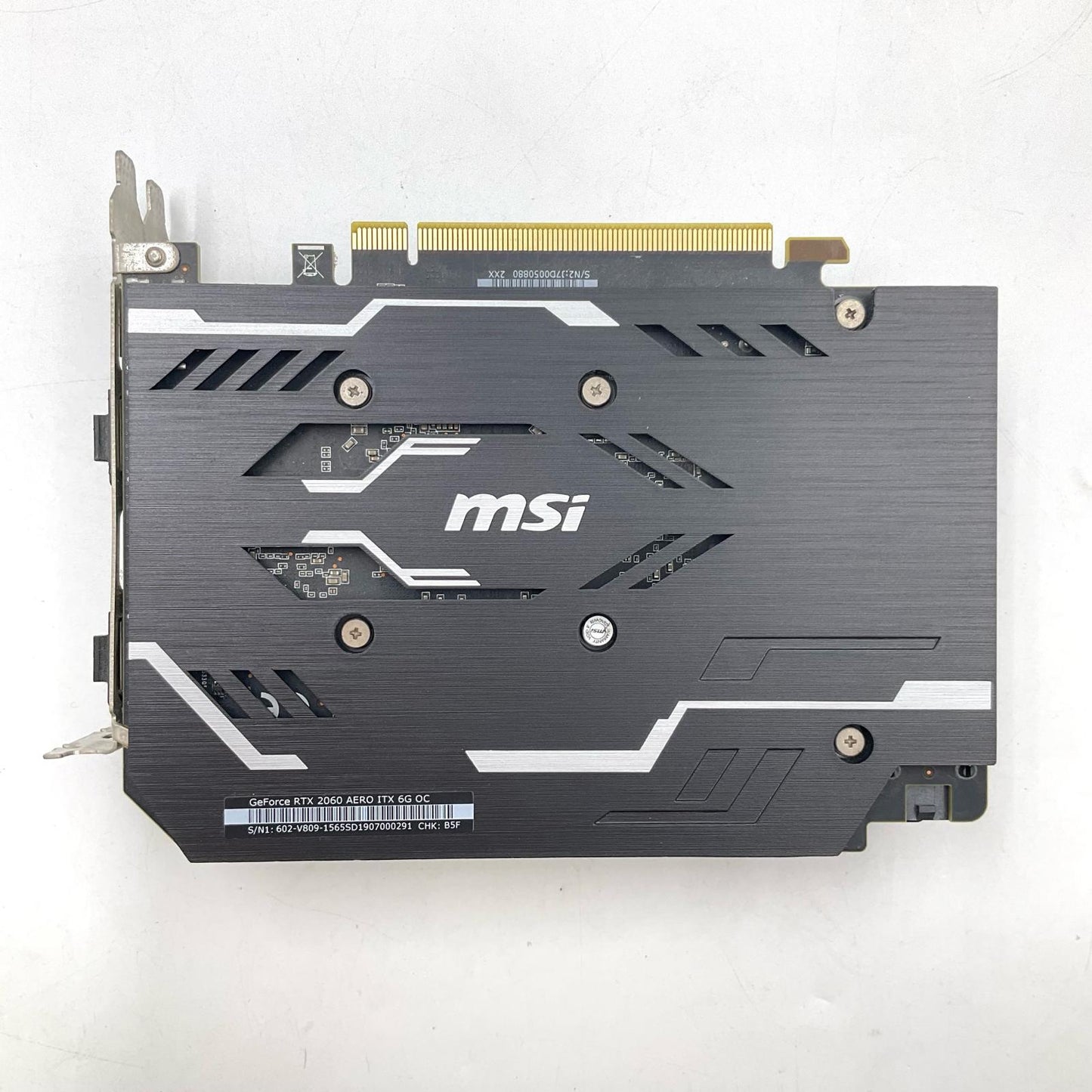 【全額返金保証】【最速発送】MSI グラフィックボード NVIDIA GeForce RTX 2060 GeForce RTX 2060 AERO ITX 6G OC 美品 動作確認済