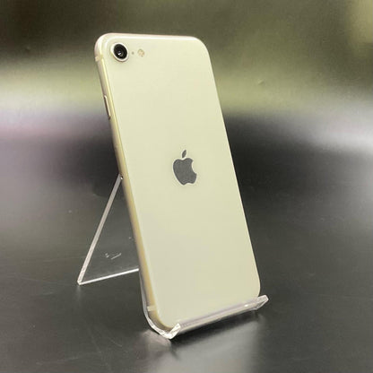 【全額返金保証】【最速発送】Apple iPhone SE（第2世代） 128GB ホワイト SIMフリー 白ロム 動作確認済 85%