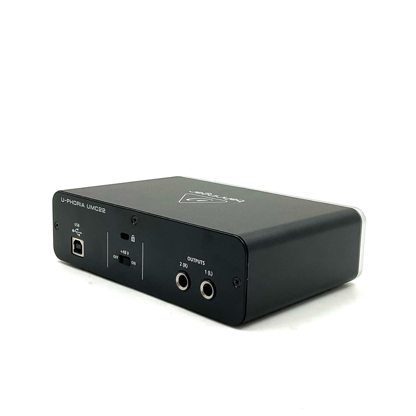 【全額返金保証】【最速発送】BEHRINGER USBオーディオインターフェイス U-PHORIA UMC22 美品 動作確認済
