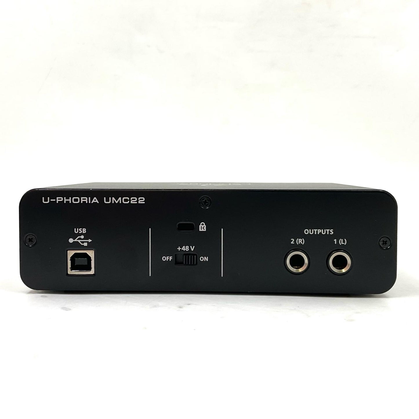 【全額返金保証】【最速発送】BEHRINGER USBオーディオインターフェイス U-PHORIA UMC22 美品 動作確認済