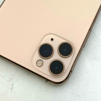 【最速発送】Apple iPhone iPhone 11 Pro Max 256GB ゴールド docomo 白ロム【難有】 73%