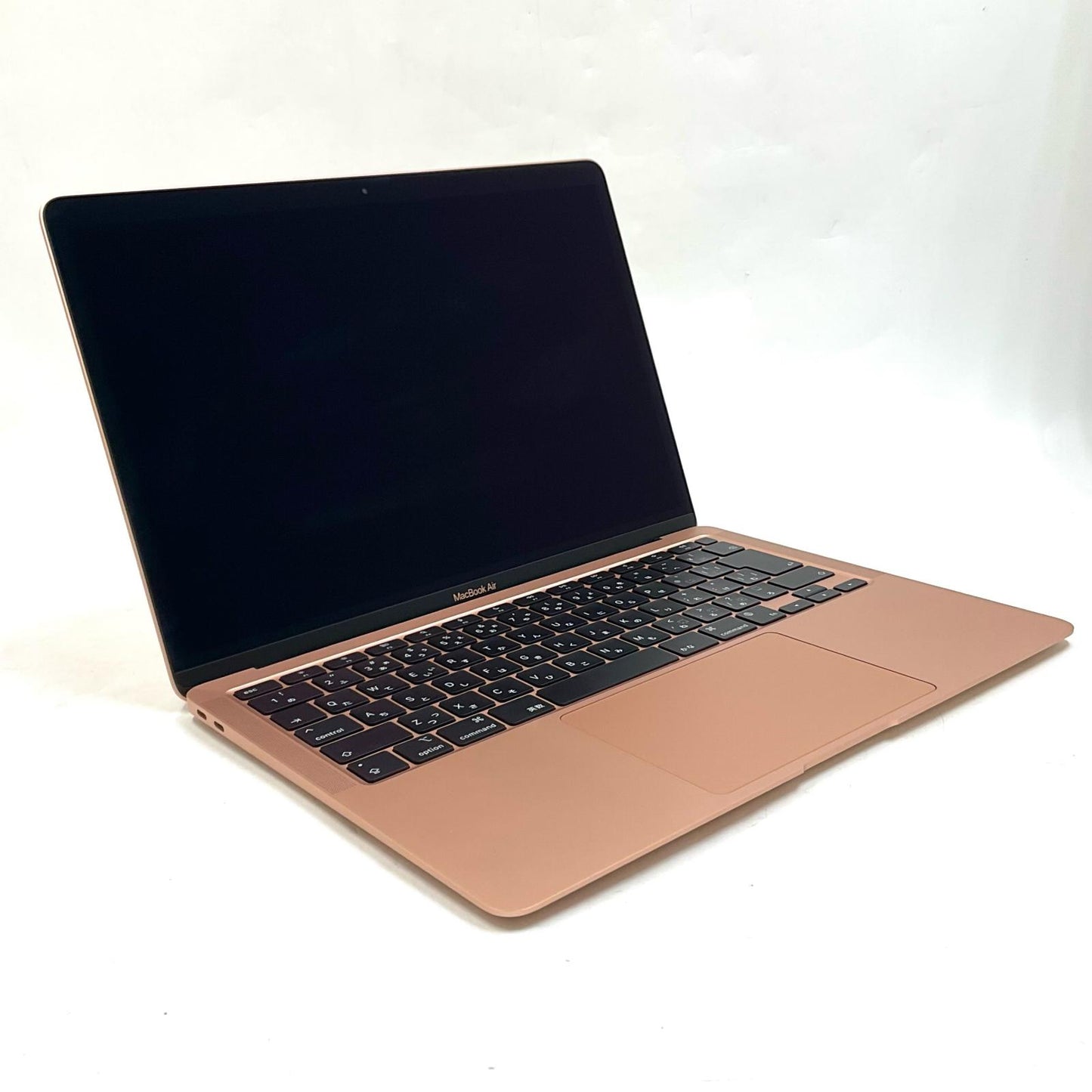 【全額返金保証】【最速発送】Apple MacBook Air 13.3インチ 2020 M1 8コア 8GB 256GB ゴールド 100% 美品 動作確認済
