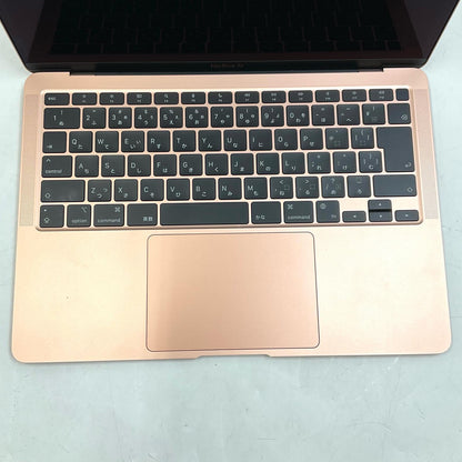 【全額返金保証】【最速発送】Apple MacBook Air 13.3インチ 2020 M1 8コア 8GB 256GB ゴールド 100% 美品 動作確認済