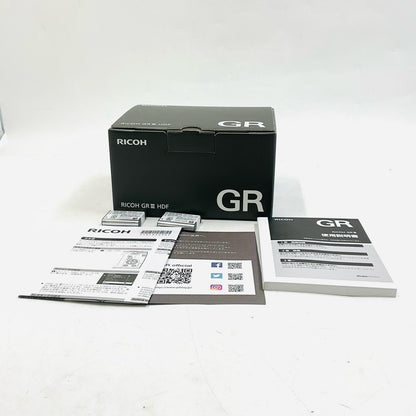 【全額返金保証】【最速発送】RICOH コンパクトデジタルカメラ RICOH GR III HDF 超美品 動作確認済