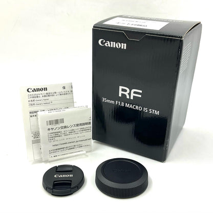 【全額返金保証】【最速発送】Canon RF35mm F1.8 マクロ IS STM 美品 動作確認済