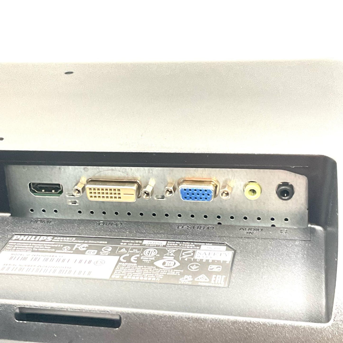 【全額返金保証】【最速発送】PHILIPS 243V5QHABA/11 23.6インチ 動作確認済