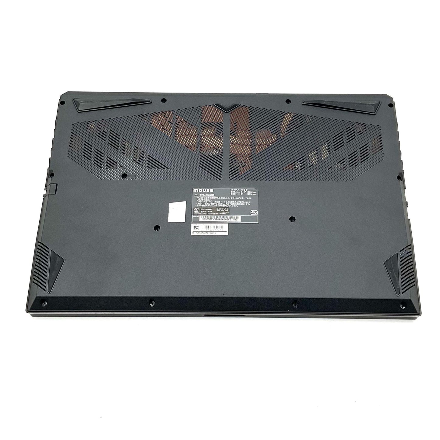 【全額返金保証】【最速発送】MouseComputer K5-I7GM5BK-A K5I7GM5BKABAW102DEC intel core i7-12650H 64GB M.2 SSD 1TB NVIDIA GeForce MX550 78% 美品 動作確認済