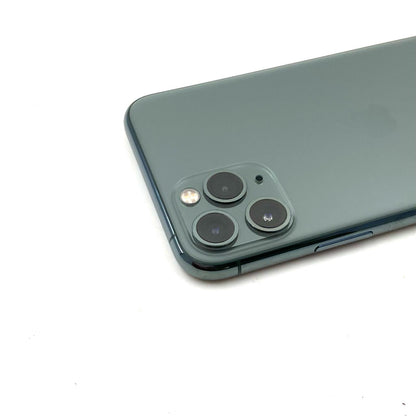 【最速発送】Apple iPhone iPhone 11 Pro 64GB ミッドナイトグリーン au 白ロム【難有】 83%