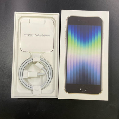 【全額返金保証】【最速発送】Apple iPhone iPhone SE（第3世代） 128GB スターライト docomo 白ロム 美品 動作確認済 88%