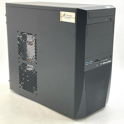 【全額返金保証】【最速発送】ドスパラ GALLERIA GALLERIA MJ intel core i7-8700 8GB HDD 1TB NVIDIA GeForce GTX 1060 3GB 動作確認済