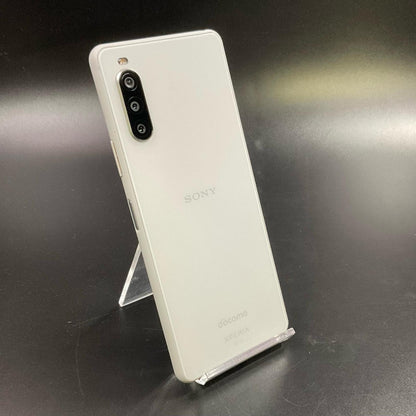 【全額返金保証】【最速発送】Sony Xperia 10II 64GB ホワイト docomo SO-41A 白ロム 美品 動作確認済