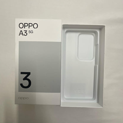 【全額返金保証】【最速発送】OPPO A 3 5G 128GB パープル 楽天モバイル CPH2639 白ロム 動作確認済