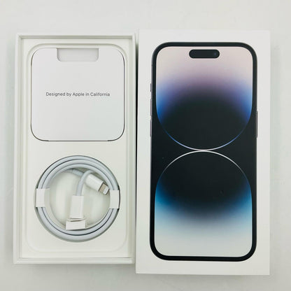【全額返金保証】【最速発送】Apple iPhone iPhone Pro 14 128GB スペースブラック 白ロム 美品 動作確認済 82%