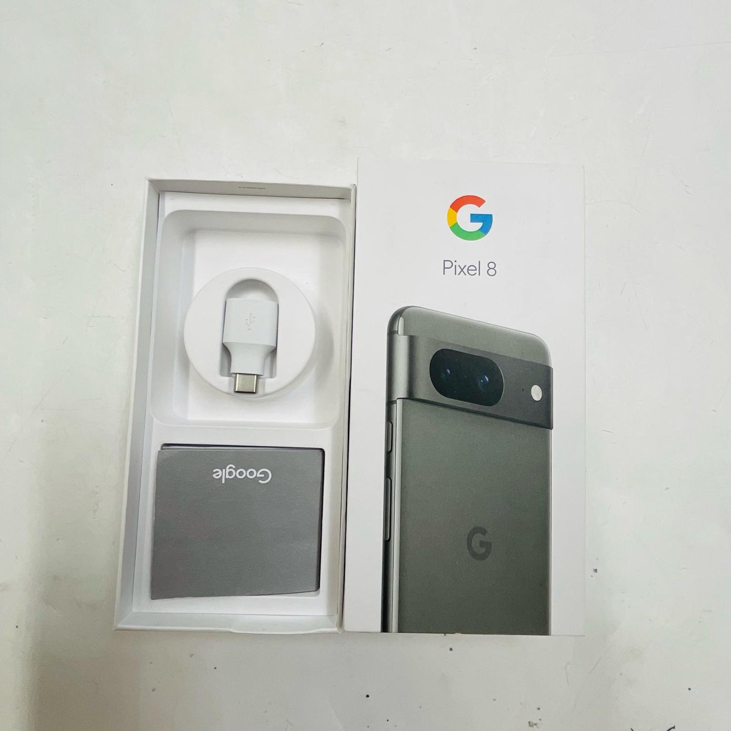 【全額返金保証】【最速発送】Google Pixel 8 128GB hazel Softbank GZPF0 白ロム 美品 動作確認済