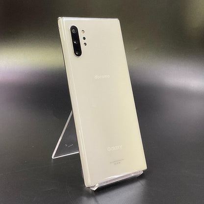 【全額返金保証】【最速発送】SAMSUNG Galaxy Note10+ オーラホワイト docomo SC-01M 白ロム 美品 動作確認済