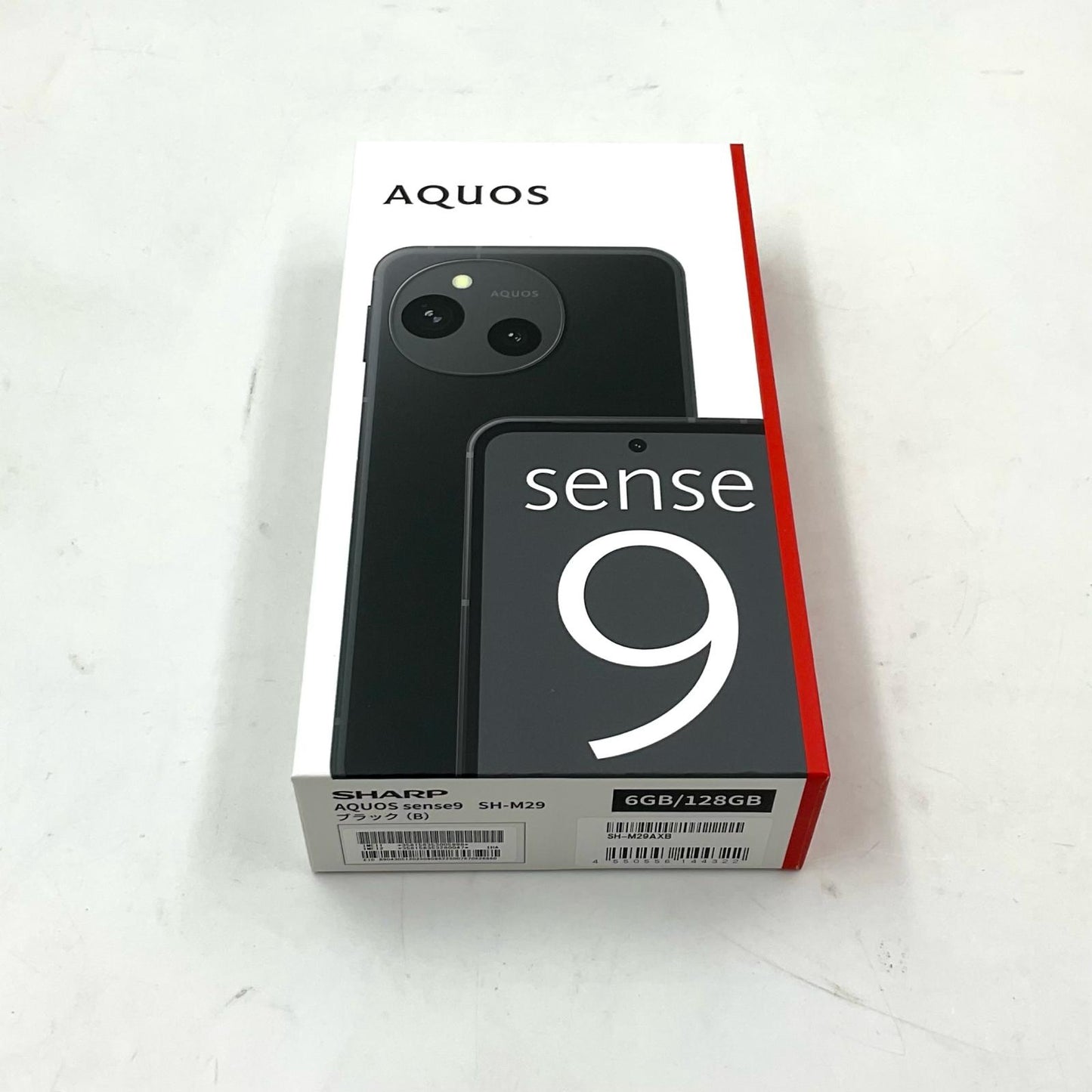 【全額返金保証】【最速発送】SHARP AQUOS sense 9 128GB ブラック SIMフリー SH-M29 白ロム 新品未開封 即納OK