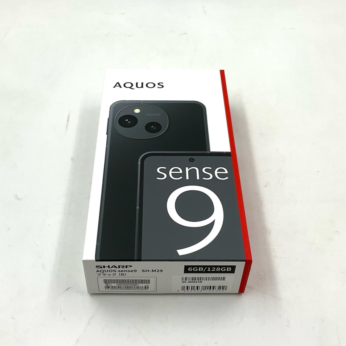 【全額返金保証】【最速発送】SHARP AQUOS sense 9 128GB ブラック SIMフリー SH-M29 白ロム 新品未開封 即納OK