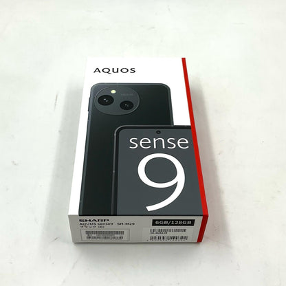 【全額返金保証】【最速発送】SHARP AQUOS sense 9 128GB ブラック SIMフリー SH-M29 白ロム 新品未開封 即納OK