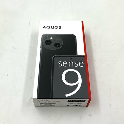 【全額返金保証】【最速発送】SHARP AQUOS sense 9 128GB ブラック SIMフリー SH-M29 白ロム 新品未開封 即納OK