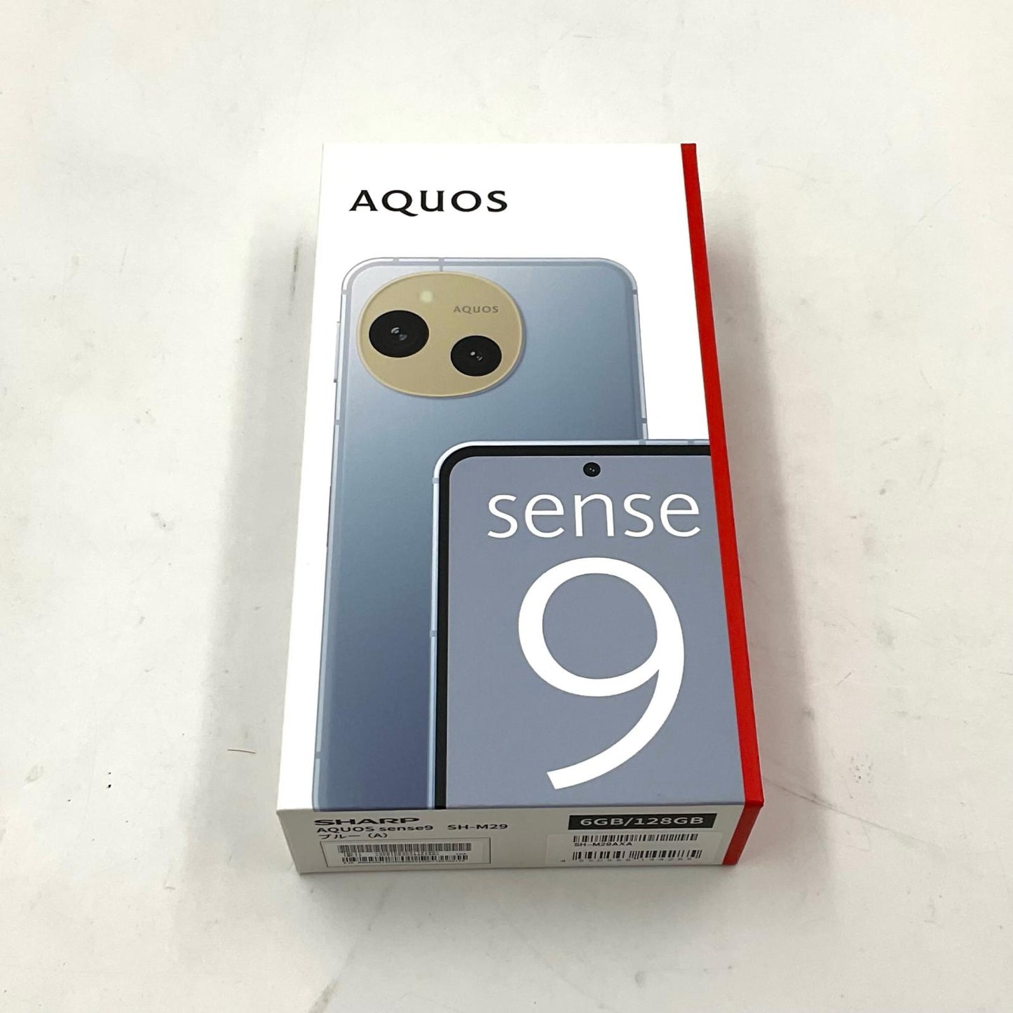 【全額返金保証】【最速発送】SHARP AQUOS sense 9 128GB ブルー SIMフリー SH-M29 白ロム 新品未開封 即納OK