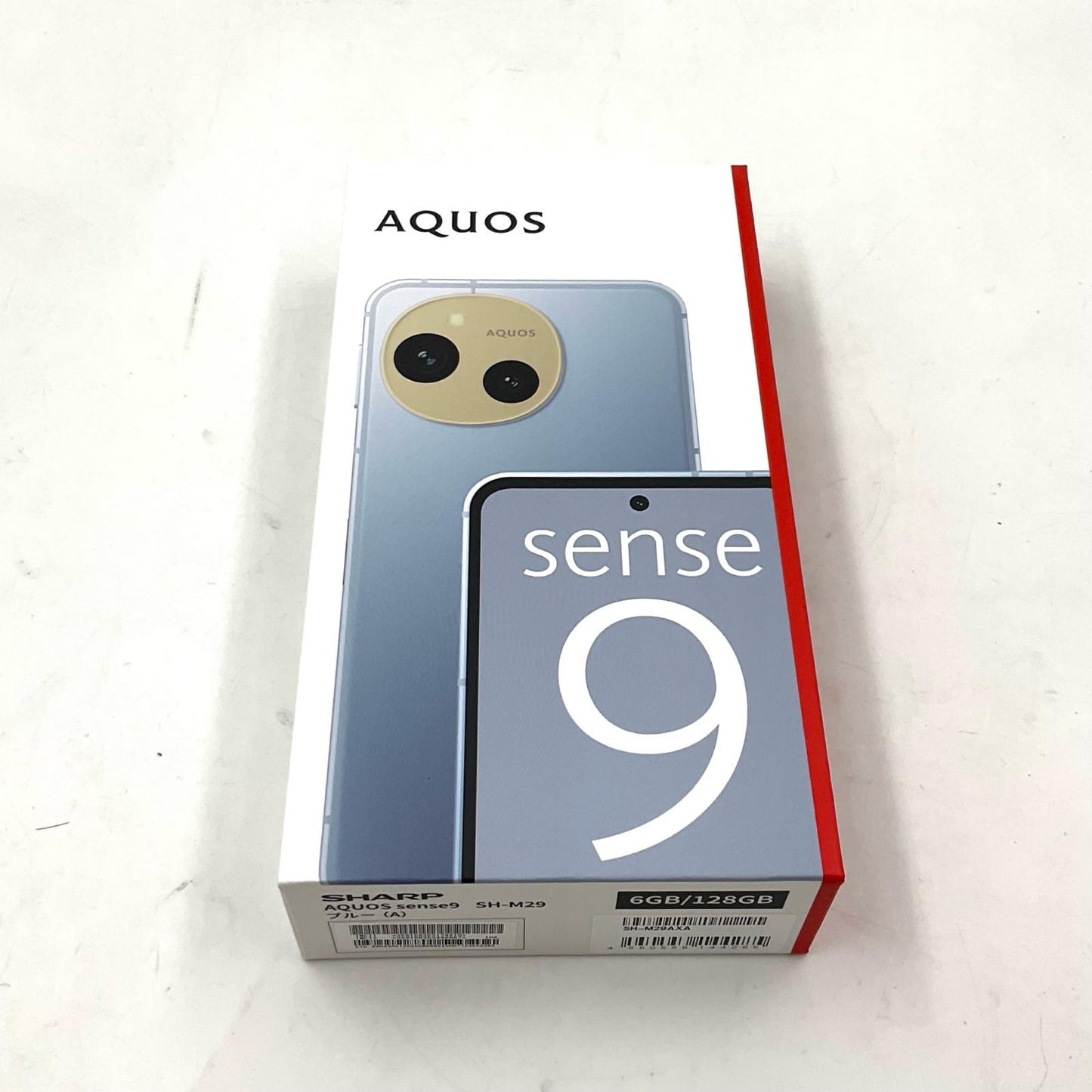 【全額返金保証】【最速発送】SHARP AQUOS sense 9 128GB ブルー SIMフリー SH-M29 白ロム 新品未開封 即納OK