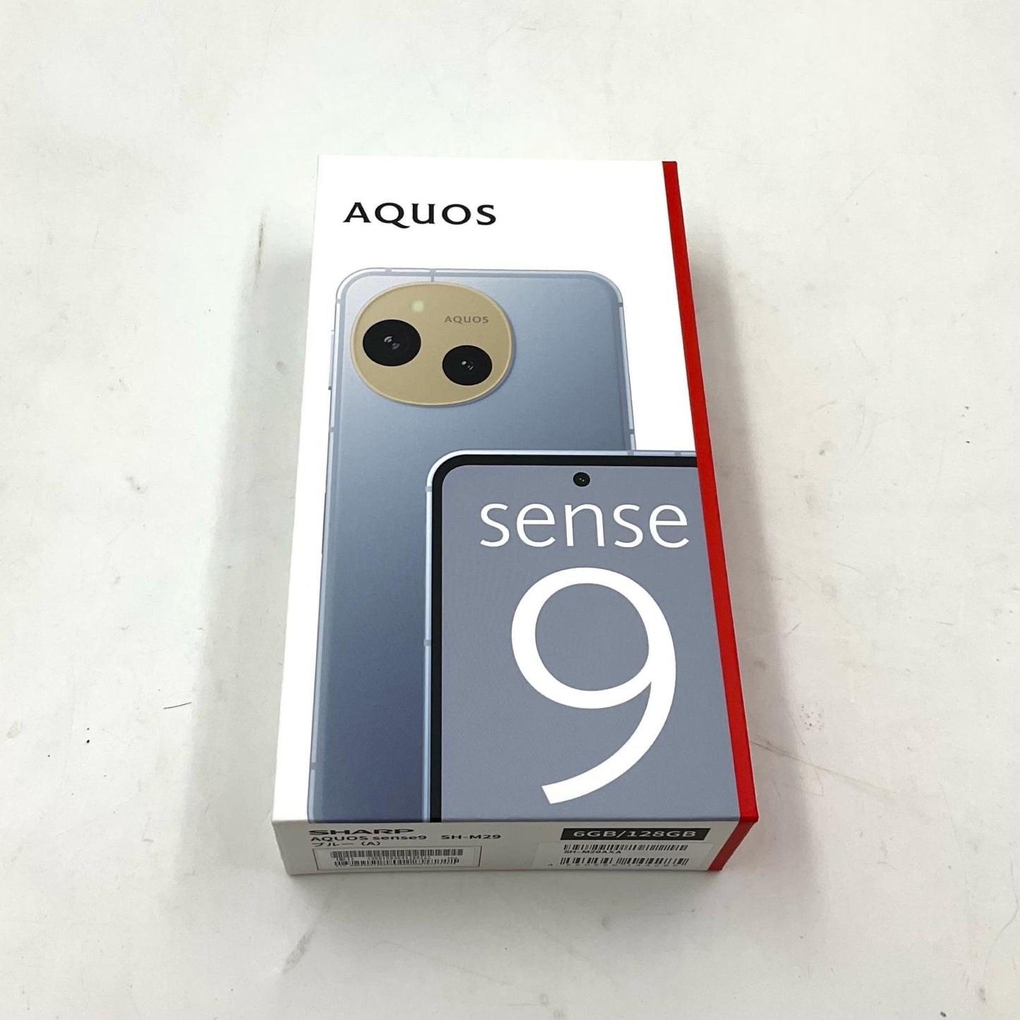 【全額返金保証】【最速発送】SHARP AQUOS sense 9 128GB ブルー SIMフリー SH-M29 白ロム 新品未開封 即納OK
