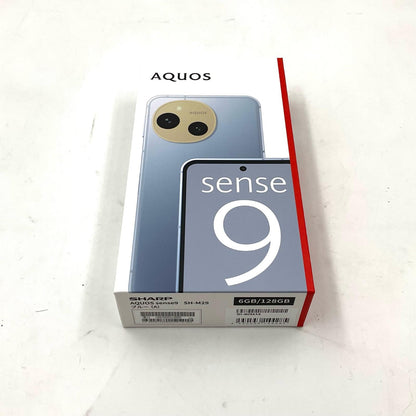 【全額返金保証】【最速発送】SHARP AQUOS sense 9 128GB ブルー SIMフリー SH-M29 白ロム 新品未開封 即納OK
