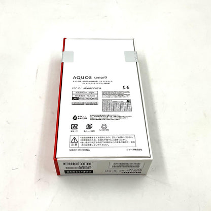 【全額返金保証】【最速発送】SHARP AQUOS sense 9 128GB ブルー SIMフリー SH-M29 白ロム 新品未開封 即納OK