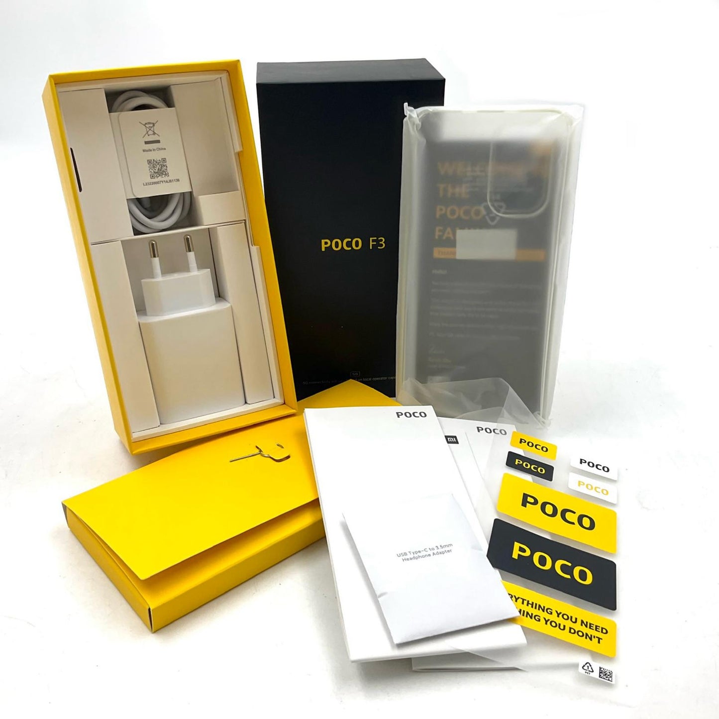 【全額返金保証】【最速発送】Xiaomi POCO F3 グローバルモデル 256GB Arctic White SIMフリー M2012K11AG 白ロム 美品 動作確認済