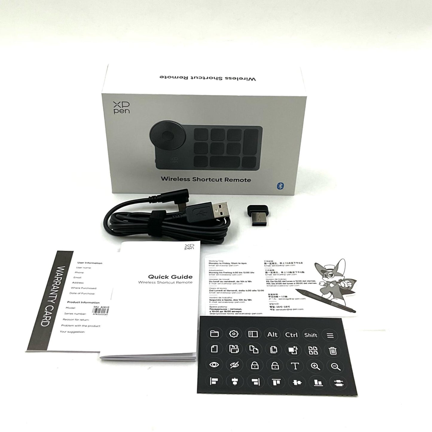 【全額返金保証】【最速発送】XP pen Wireless Shortcut Remote ACK05 超美品 動作確認済