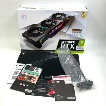 【全額返金保証】【最速発送】MSI GeForce RTX 3090 SUPRIM X 24G 美品 動作確認済