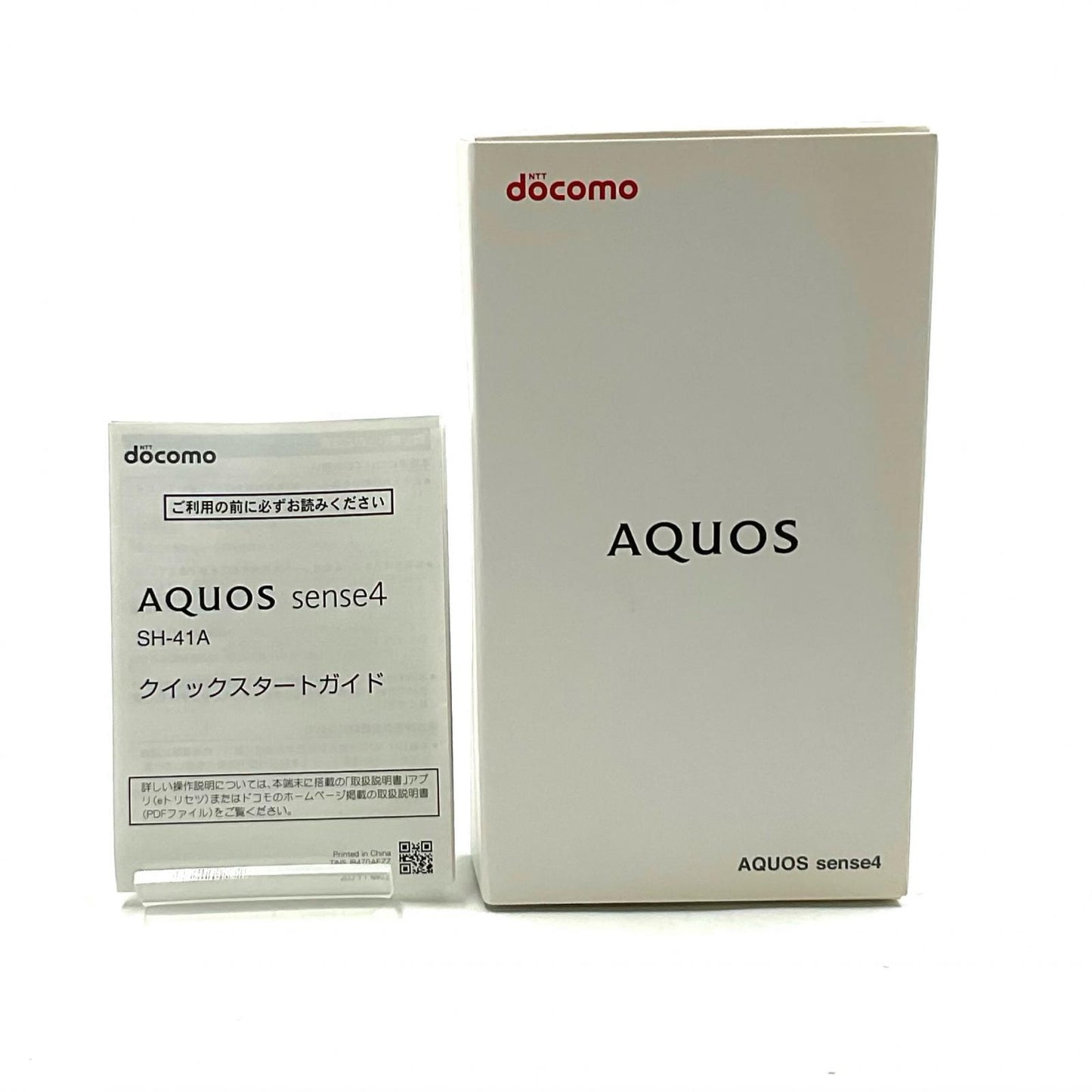 【全額返金保証】【最速発送】SHARP AQUOS sense4 64GB ブラック docomo SH-41A 白ロム 動作確認済