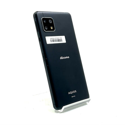【全額返金保証】【最速発送】SHARP AQUOS sense4 64GB ブラック docomo SH-41A 白ロム 動作確認済
