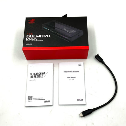 【全額返金保証】【最速発送】ASUS ROG Bulwark Dock DG300 美品 動作確認済