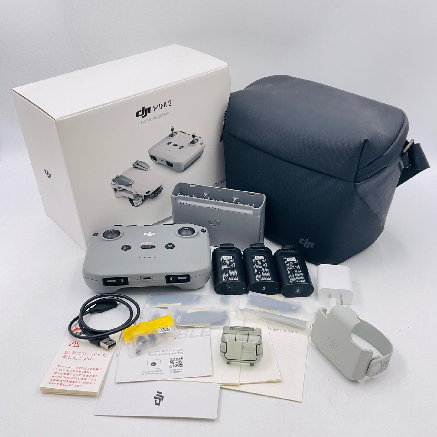 【全額返金保証】【最速発送】DJI Mini 2 Fly More コンボ 美品 動作確認済