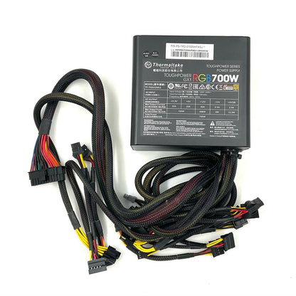 【全額返金保証】【最速発送】Thermaltake 電源ユニット TOUGHPOWER GX1 RGB GOLD 700W PS-TPD-0700NHFAGJ-1 美品 動作確認済