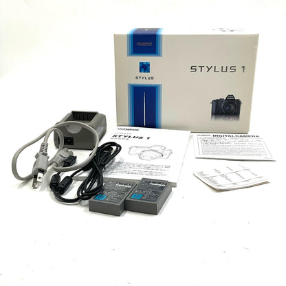 【全額返金保証】【最速発送】OLYMPUS コンパクトデジタルカメラ STYLUS 1 [ブラック] 動作確認済