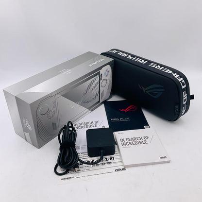 【全額返金保証】【最速発送】ASUS ROG Ally ホワイト RC71L-Z1E512 Ryzen Z1 Extreme 16GB M.2 SSD 512GB 95.9% 美品 動作確認済