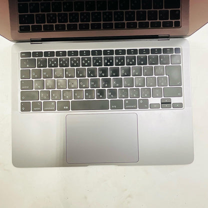【全額返金保証】【最速発送】Apple MacBook Air 13.3インチ 2020 Apple M1 8GB 256GB スペースグレイ 82.8% 動作確認済