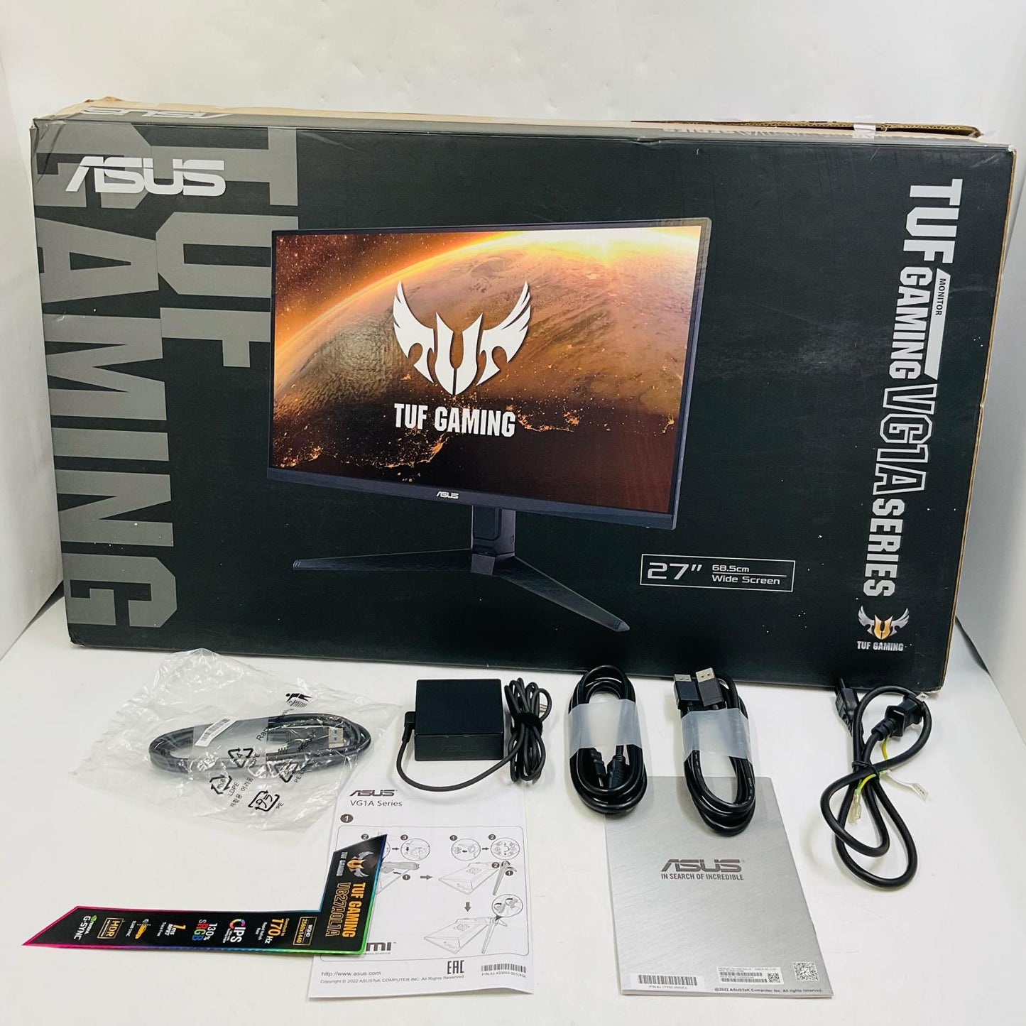 【全額返金保証】【最速発送】ASUS VG27AQL1A 美品 動作確認済