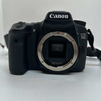 【全額返金保証】【最速発送】Canon デジタル一眼 70D ボディ ブラック 美品 動作確認済