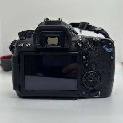 【全額返金保証】【最速発送】Canon デジタル一眼 70D ボディ ブラック 美品 動作確認済