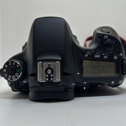 【全額返金保証】【最速発送】Canon デジタル一眼 70D ボディ ブラック 美品 動作確認済